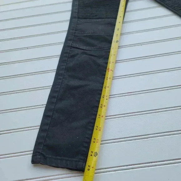 Papaya Womens Denim Jeans High Rise Skinny Stretch Black 24x25 Size 1 J9 - Picture 7 of 10